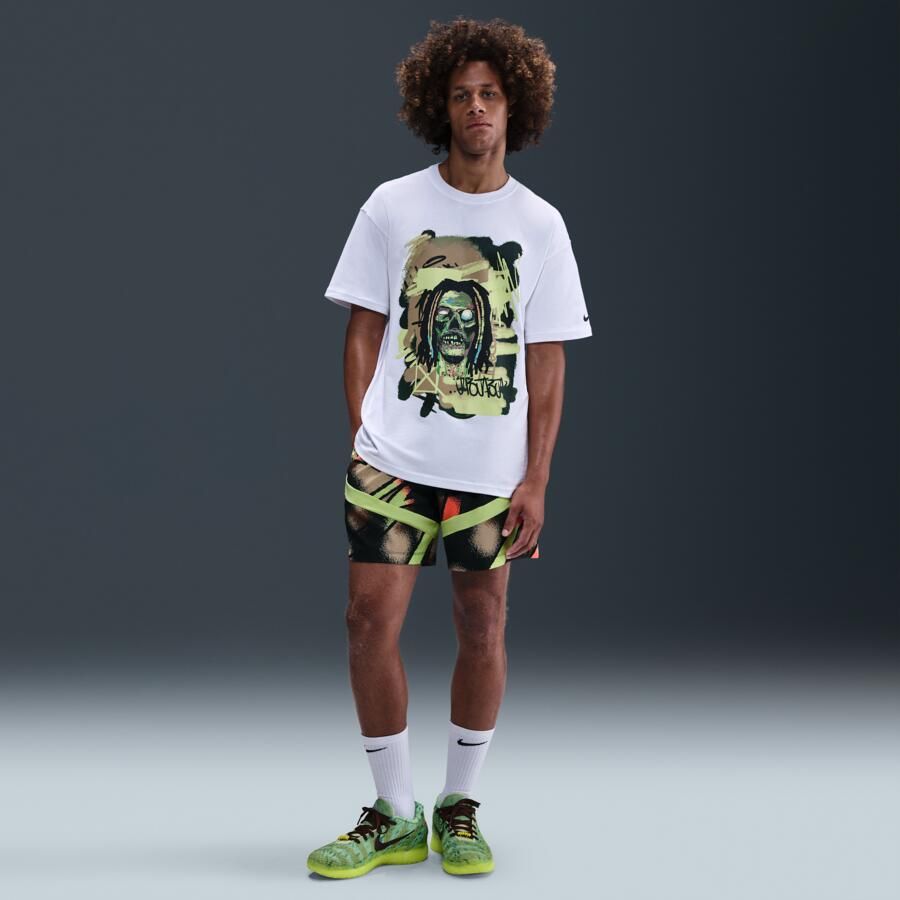 Nike Ja Icon basketbalshorts met Dri-FIT voor heren (15 cm) Geel - Foto 4