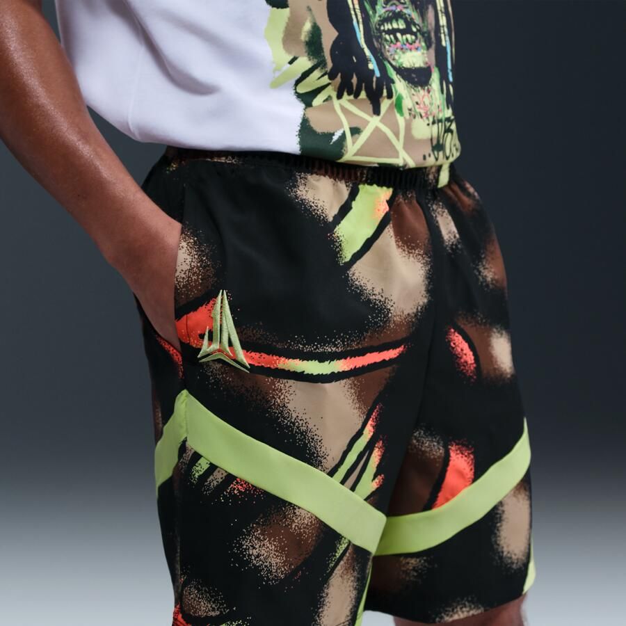 Nike Ja Icon basketbalshorts met Dri-FIT voor heren (15 cm) Geel