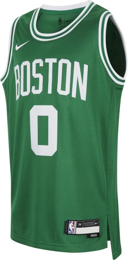 Nike Jayson Tatum Boston Celtics 2023 24 Icon Edition Swingman NBA-jersey voor kids Groen
