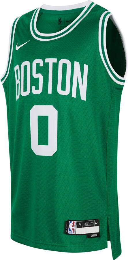 Nike Jayson Tatum Boston Celtics 2023 24 Icon Edition Swingman NBA-jersey voor kids Groen