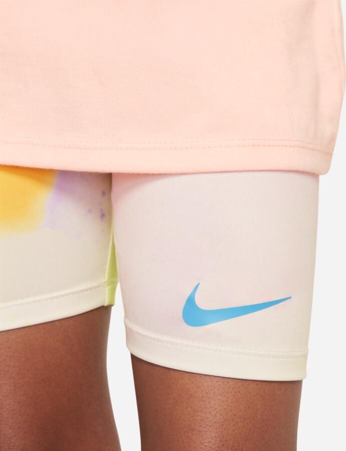 Nike 'Just DIY It' Bike Shorts Set Tweedelige kleuterset Wit - Foto 2
