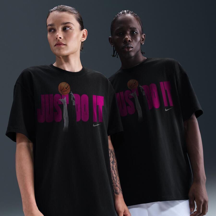 Nike Just Do It: Basketball-T-shirt Zwart - Foto 4