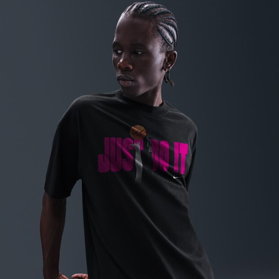 Nike Just Do It: Basketball-T-shirt Zwart - Foto 2