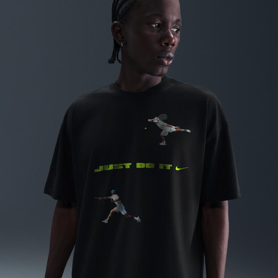 Nike Just Do It: Tennis T-shirt Zwart - Foto 2