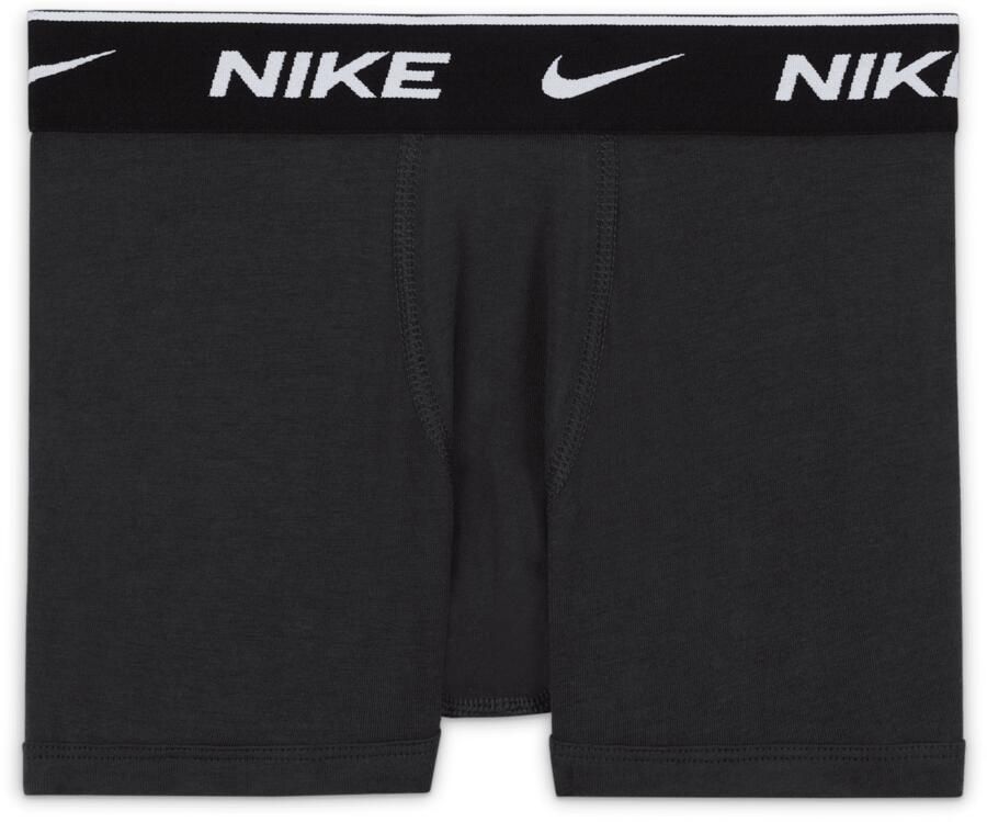 Nike katoenen effen boxershorts voor kids (3 stuks) Rood - Foto 2
