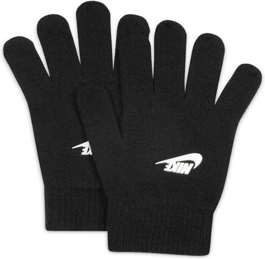 Nike Kleuterset met beanie en handschoenen Zwart