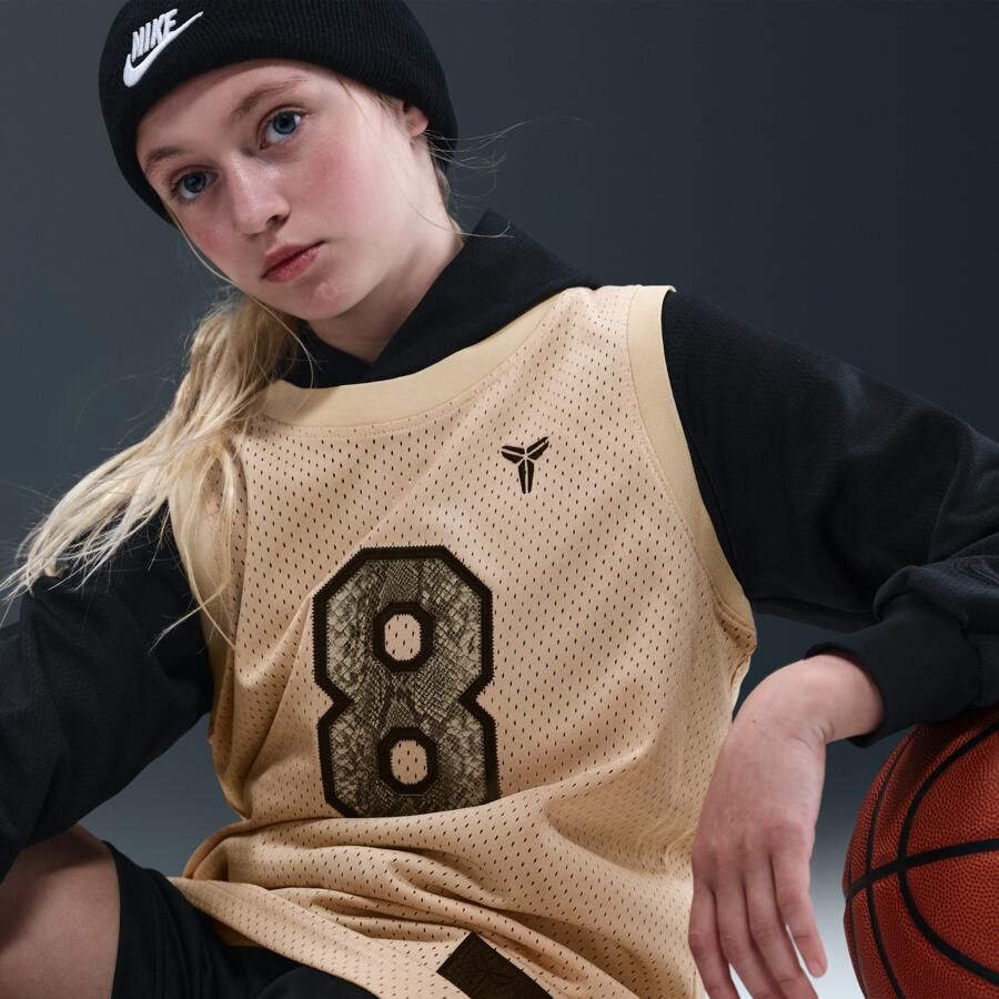 Nike Kobe basketbaljersey voor kids Bruin - Foto 2