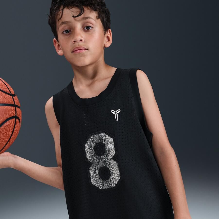 Nike Kobe basketbaljersey voor kids Zwart - Foto 4