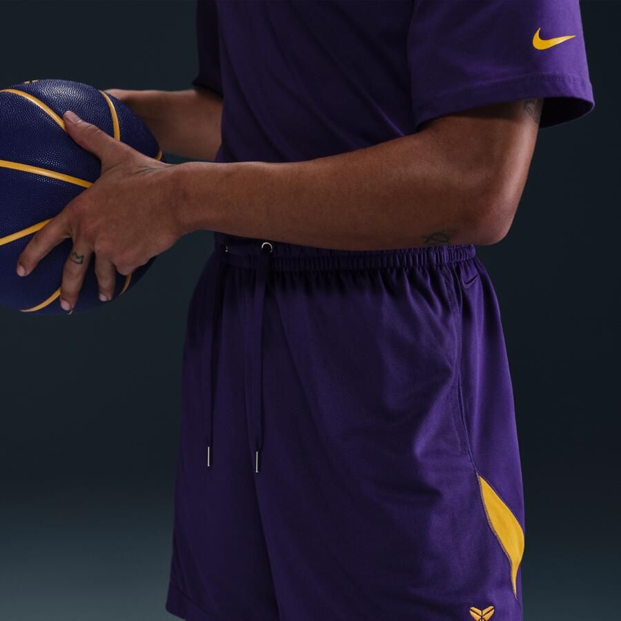 Nike Kobe Dri-FIT basketbalshorts (15 cm) Paars - Foto 3