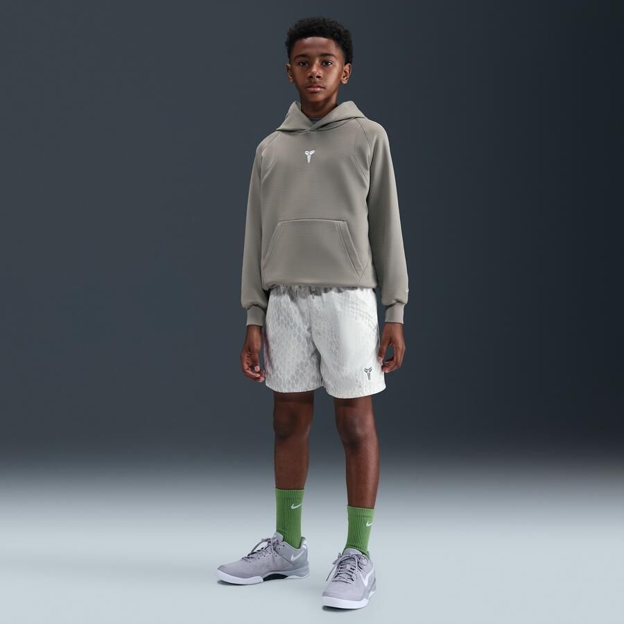 Nike Kobe lichte geweven basketbalshorts voor kids Wit - Foto 3