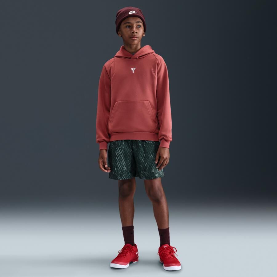 Nike Kobe lichte geweven basketbalshorts voor kids Zwart - Foto 4