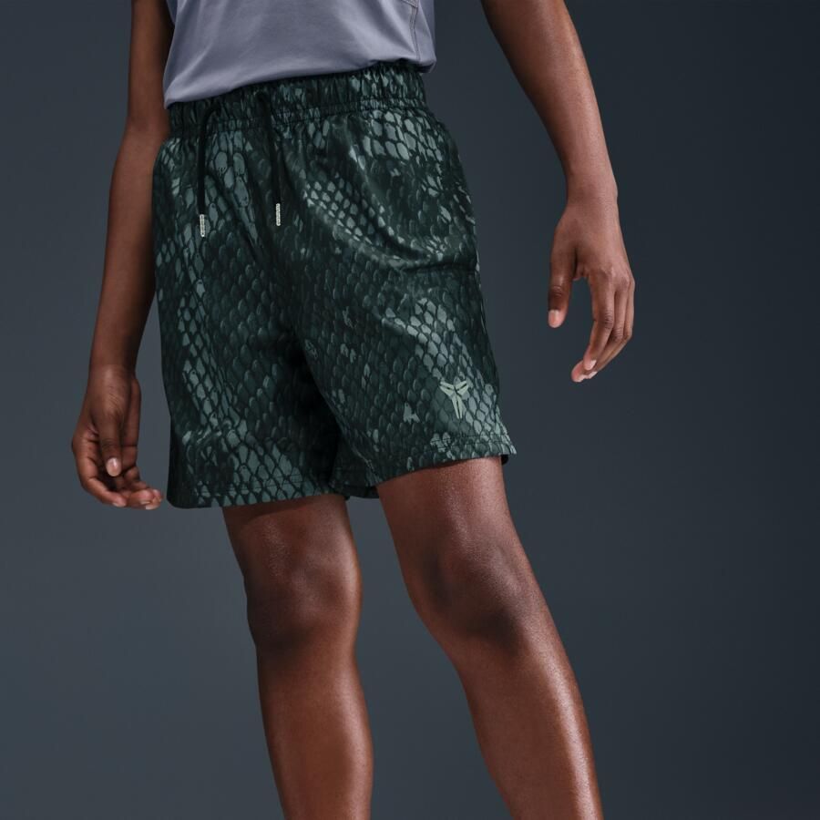 Nike Kobe lichte geweven basketbalshorts voor kids Zwart