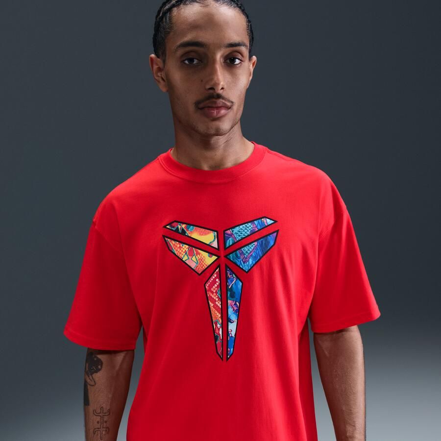 Nike Kobe Max90 T-shirt voor heren Rood - Foto 4