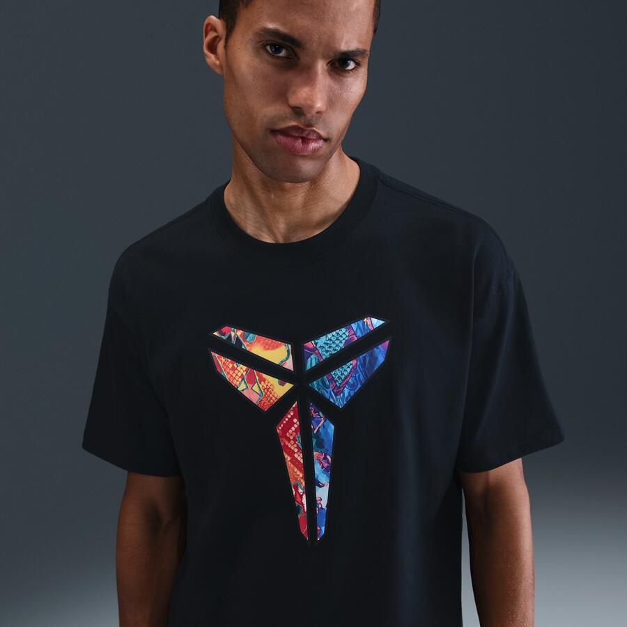 Nike Kobe Max90 T-shirt voor heren Zwart - Foto 4