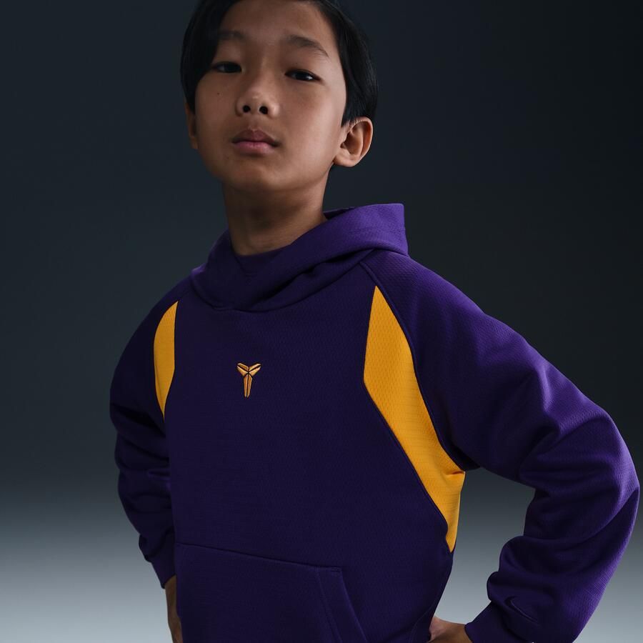 Nike Kobe Therma-FIT hoodie voor kids Paars - Foto 4