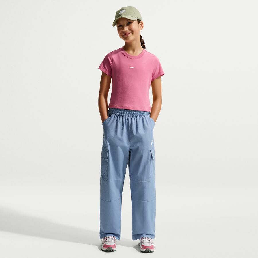 Nike kort T-shirt voor meisjes Roze - Foto 2