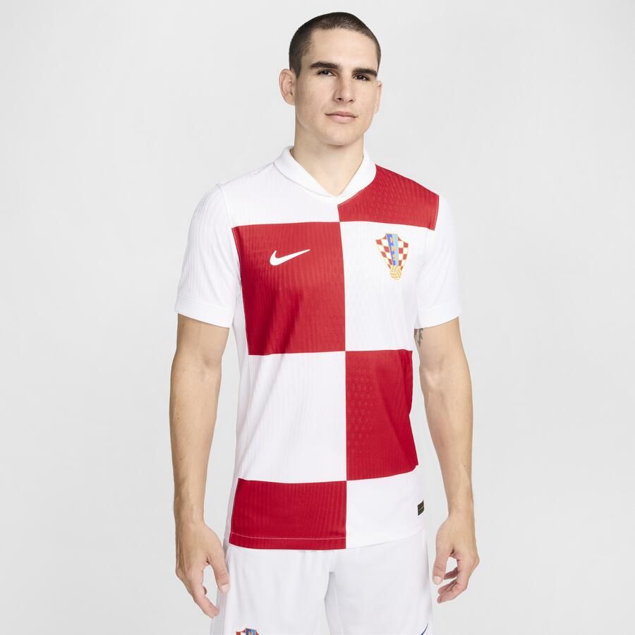 Nike Kroatië 2024 25 Match Thuis Dri-FIT ADV authentiek voetbalshirt met korte mouwen voor heren Wit - Foto 3