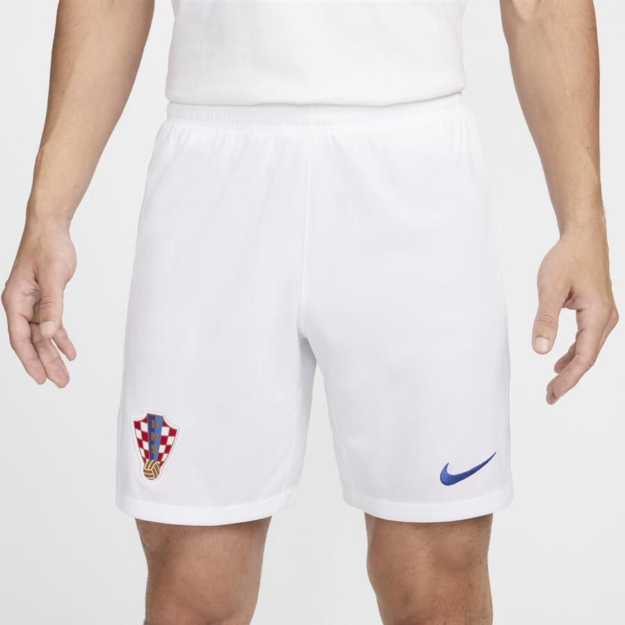 Nike Kroatië 2024 25 Stadium Thuis Uit Dri-FIT replica voetbalshorts voor heren Wit - Foto 4