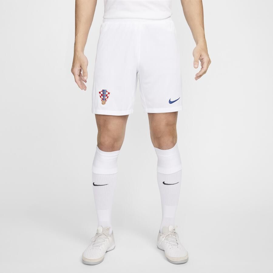 Nike Kroatië 2024 25 Stadium Thuis Uit Dri-FIT replica voetbalshorts voor heren Wit - Foto 2