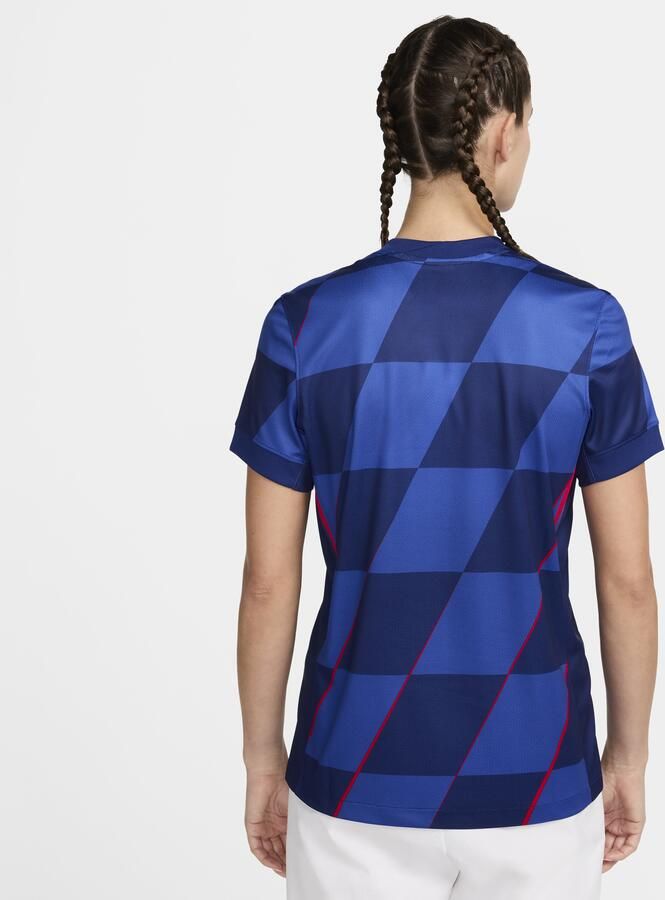 Nike Kroatië 2024 25 Stadium Uit Dri-FIT replica voetbalshirt voor dames Blauw - Foto 4