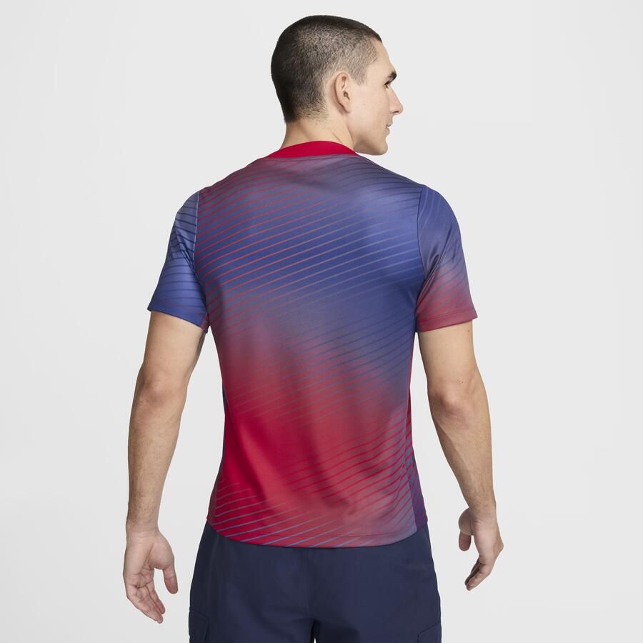 Nike Kroatië Academy Pro Dri-FIT voetbaltop met korte mouwen voor heren Blauw - Foto 4