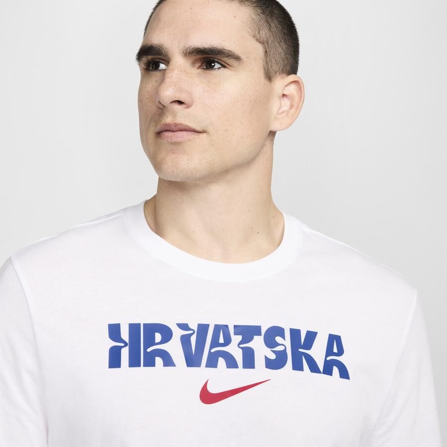 Nike Kroatië Crest voetbalshirt voor heren Wit