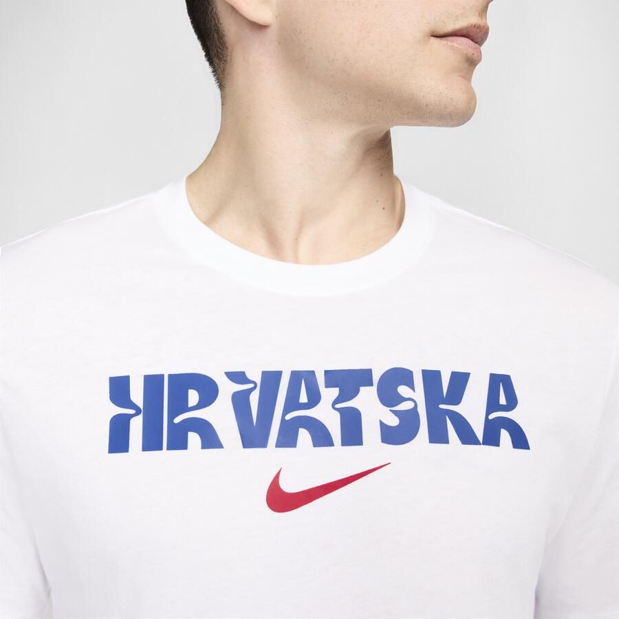 Nike Kroatië Crest voetbalshirt voor heren Wit - Foto 2
