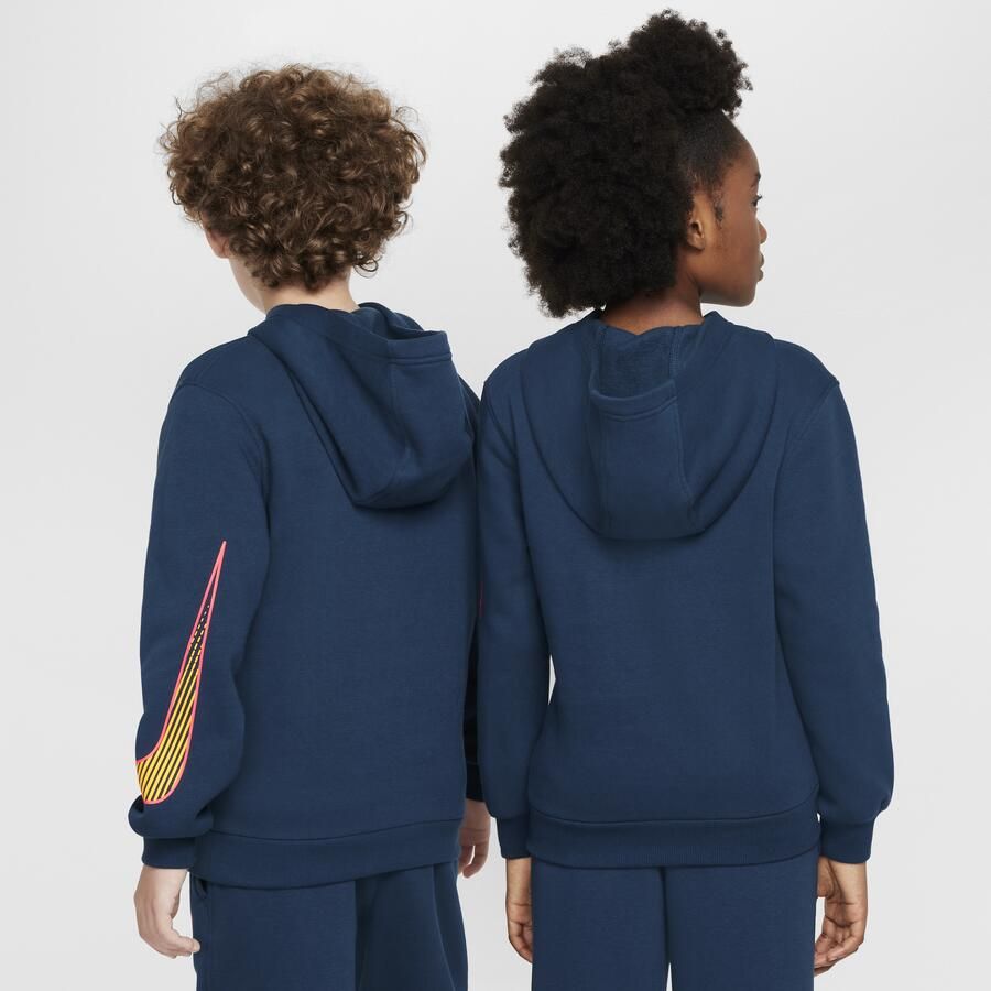 Nike Kylian Mbappé Club Fleece hoodie voor kids Blauw - Foto 4
