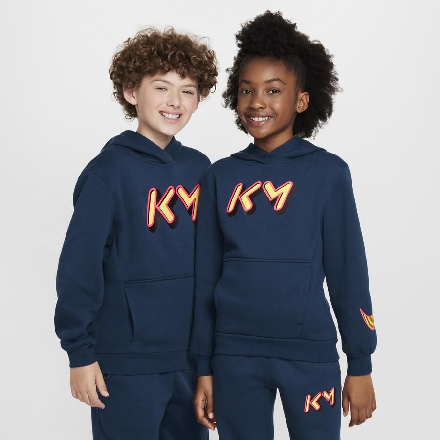 Nike Kylian Mbappé Club Fleece hoodie voor kids Blauw - Foto 3