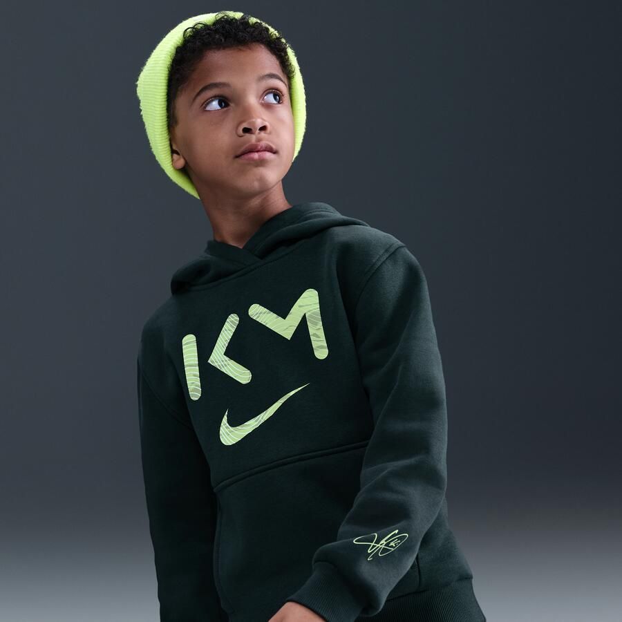 Nike Kylian Mbappé Club Fleece voetbalhoodie met Dri-FIT voor kids Groen - Foto 2