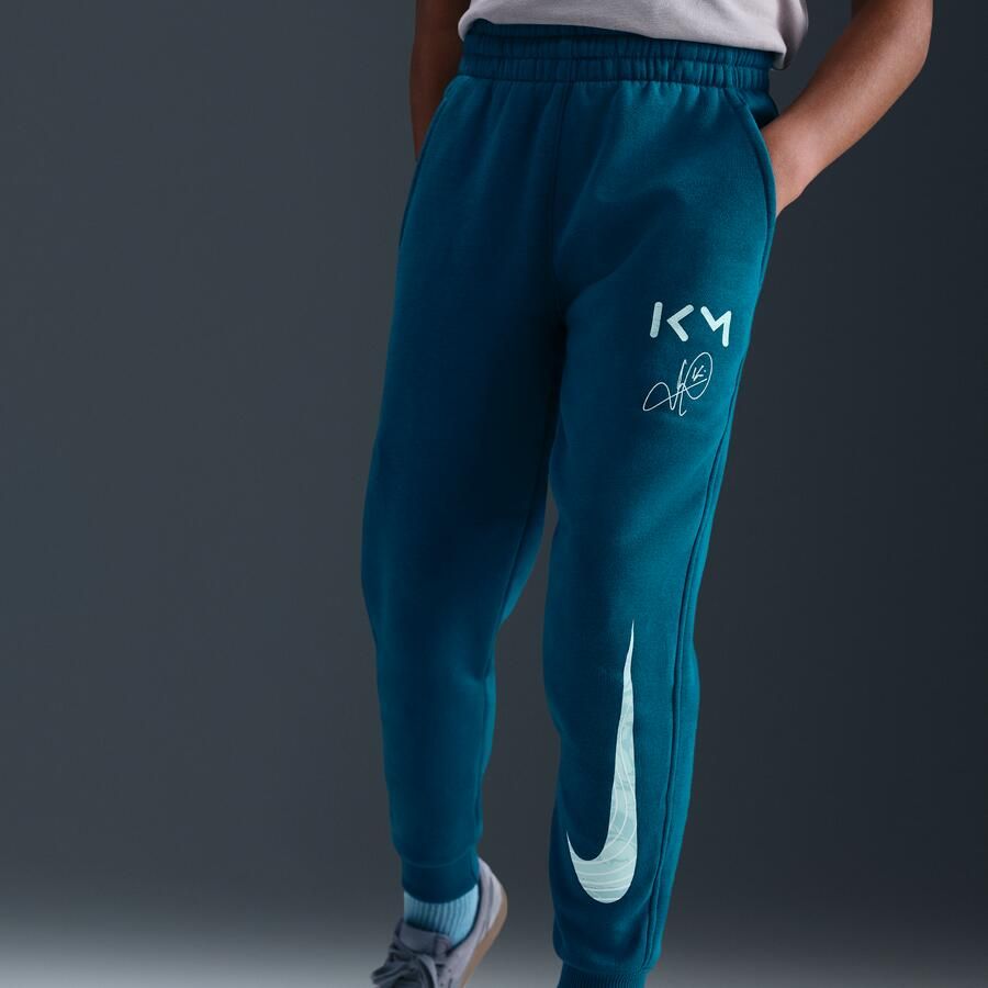 Nike Kylian Mbappé Club Fleece voetbaljoggingbroek voor kids Blauw