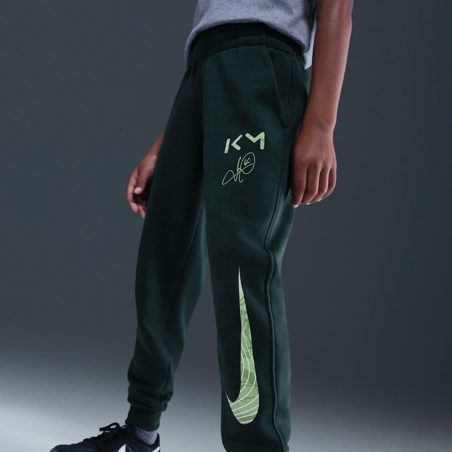 Nike Kylian Mbappé Club Fleece voetbaljoggingbroek voor kids Groen