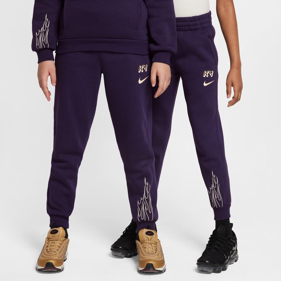 Nike Kylian Mbappé Club Fleece voetbaljoggingbroek voor kids Paars - Foto 4