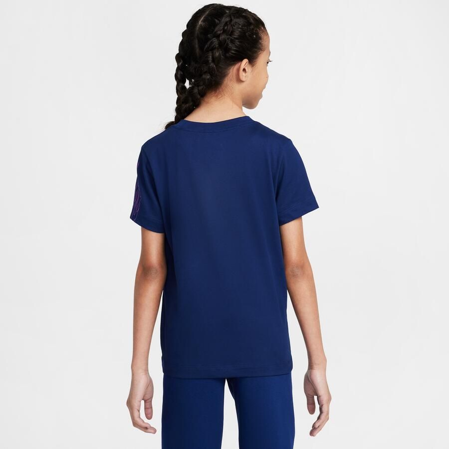 Nike Kylian Mbappé Dri-FIT T-shirt voor kids Blauw