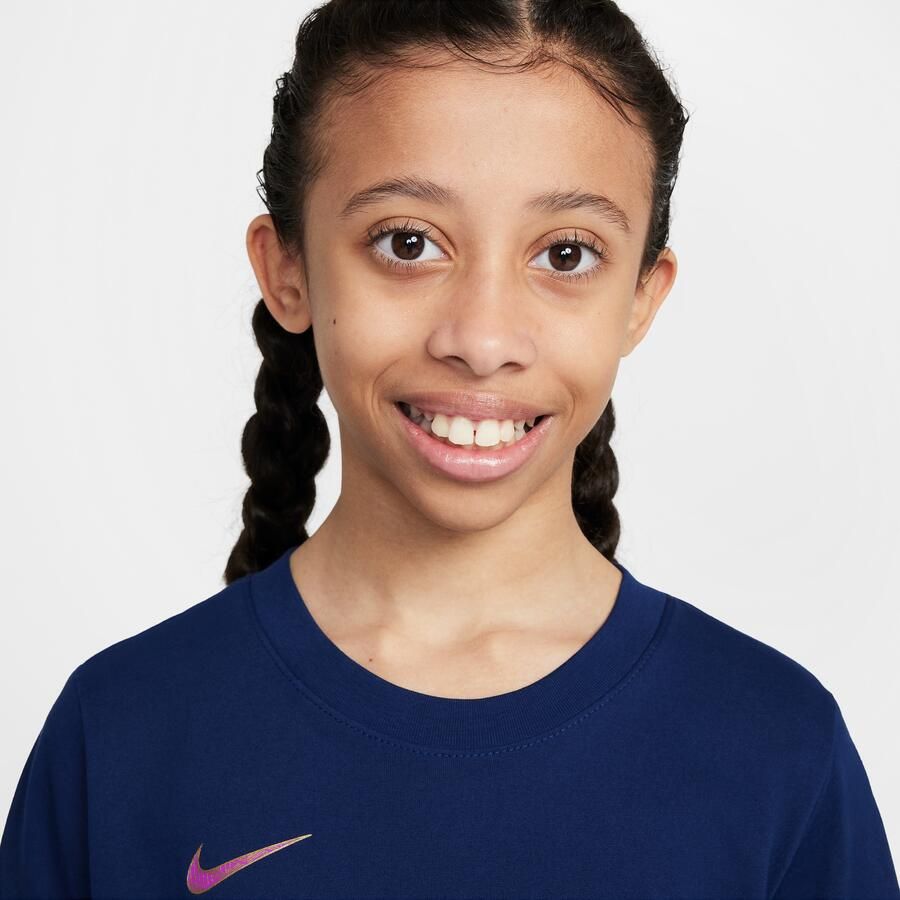 Nike Kylian Mbappé Dri-FIT T-shirt voor kids Blauw - Foto 2