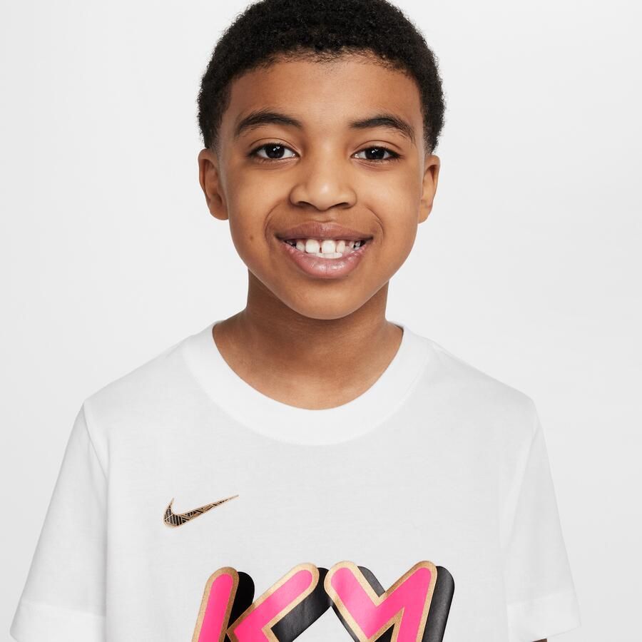 Nike Kylian Mbappé Dri-FIT T-shirt voor kids Wit - Foto 2
