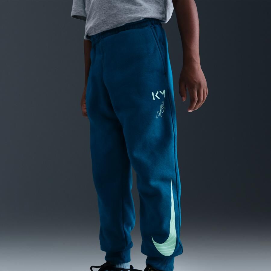 Nike Kylian Mbappé fleeceset met hoodie en broek voor kleuters Blauw - Foto 3