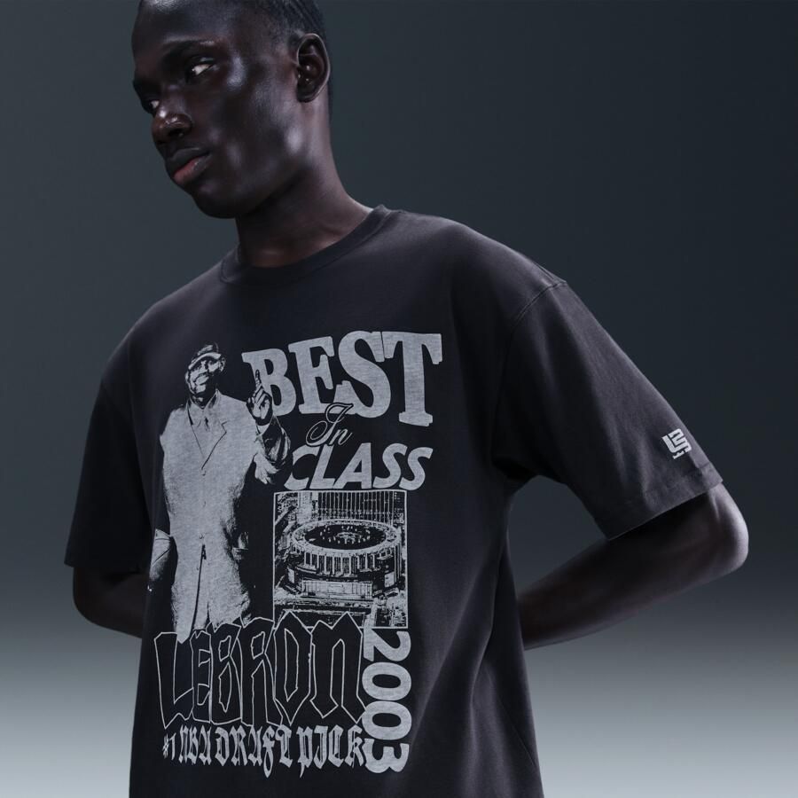 Nike LeBron 'Best In Class' basketbalshirt voor heren Zwart - Foto 4