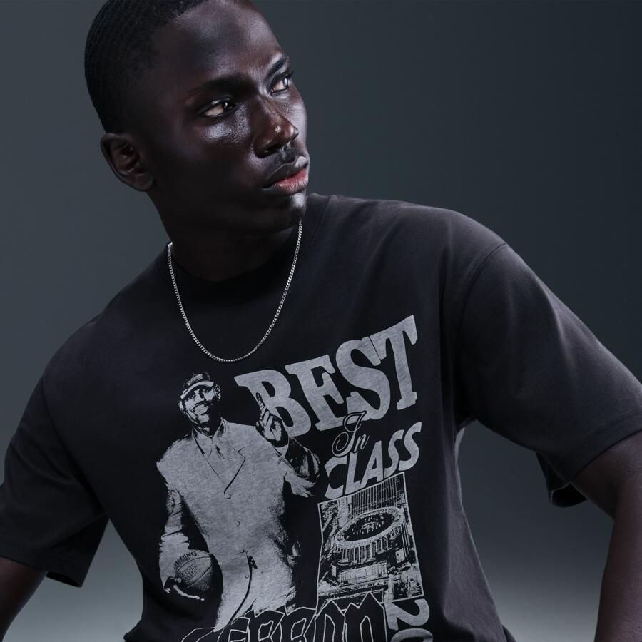 Nike LeBron 'Best In Class' basketbalshirt voor heren Zwart - Foto 2