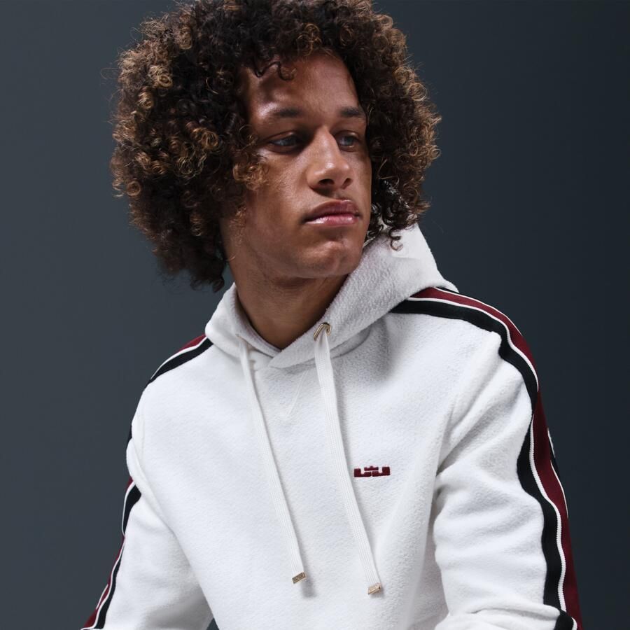 Nike LeBron Standard Issue Therma-FIT basketbalhoodie voor heren Wit - Foto 2