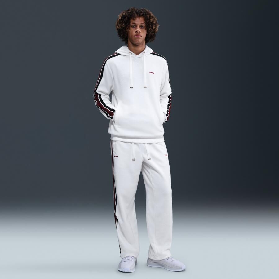 Nike LeBron Standard Issue Therma-FIT basketbalhoodie voor heren Wit - Foto 3