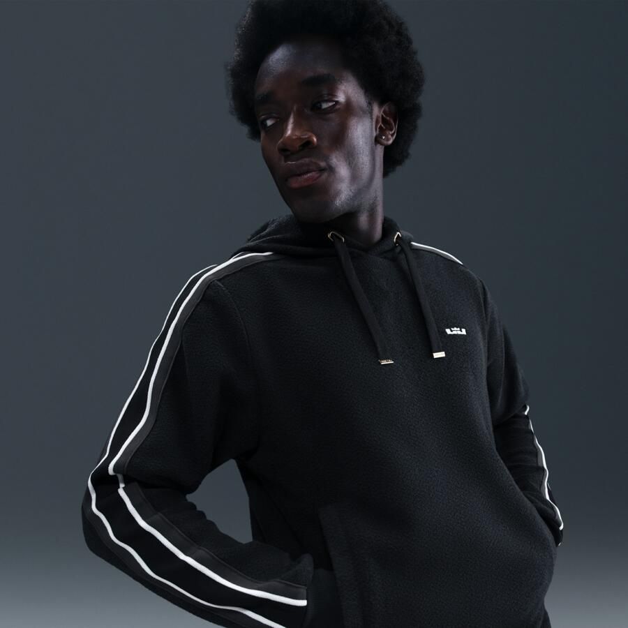 Nike LeBron Standard Issue Therma-FIT basketbalhoodie voor heren Zwart - Foto 4