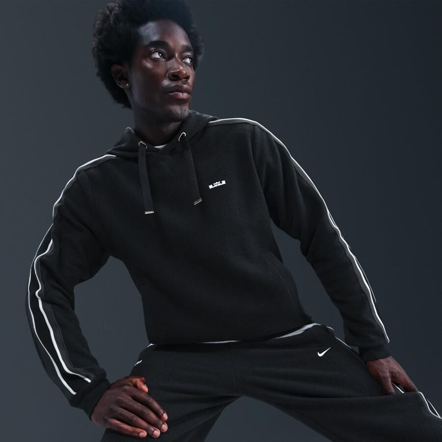 Nike LeBron Standard Issue Therma-FIT basketbalhoodie voor heren Zwart - Foto 2