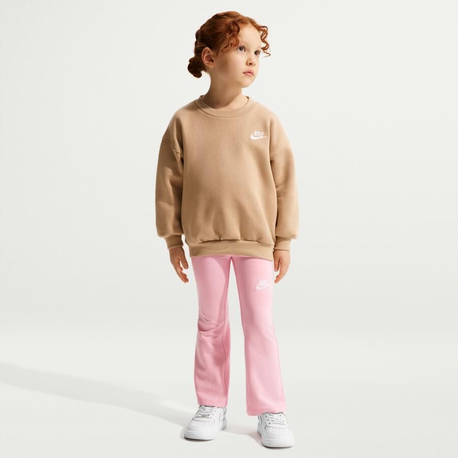 Nike legging met wijde pijpen en Dri-FIT voor kleuters Roze - Foto 4