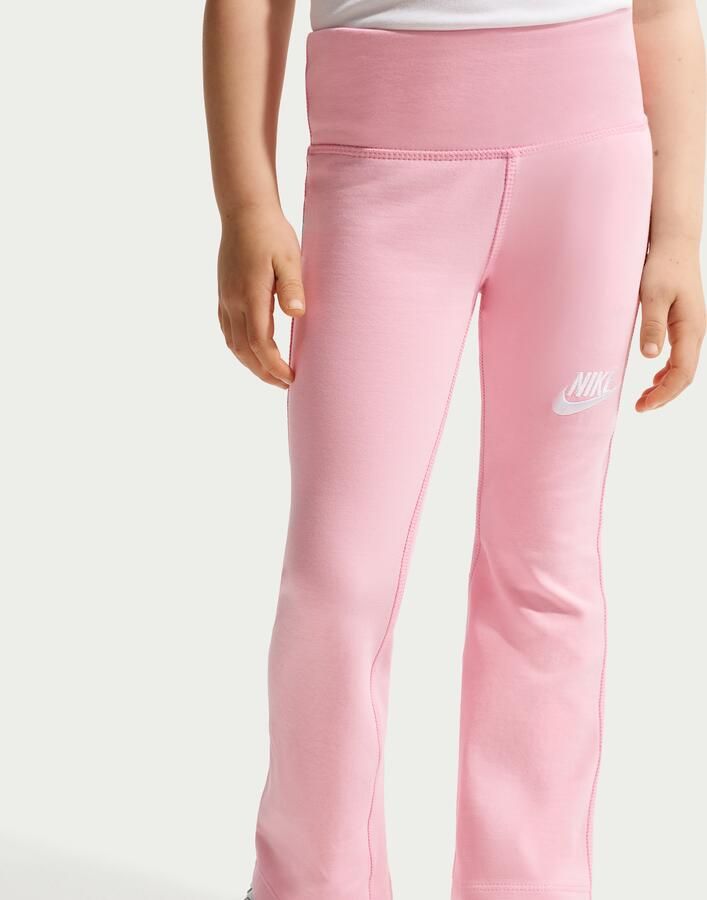Nike legging met wijde pijpen en Dri-FIT voor kleuters Roze - Foto 2