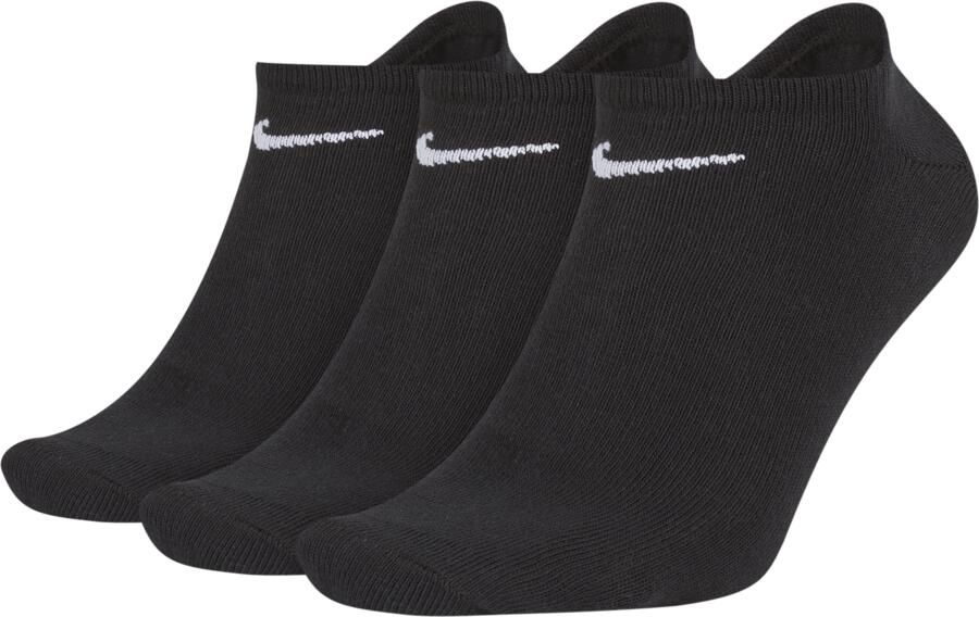 Nike Lightweight Onzichtbare trainingssokken (3 paar) Zwart - Foto 2