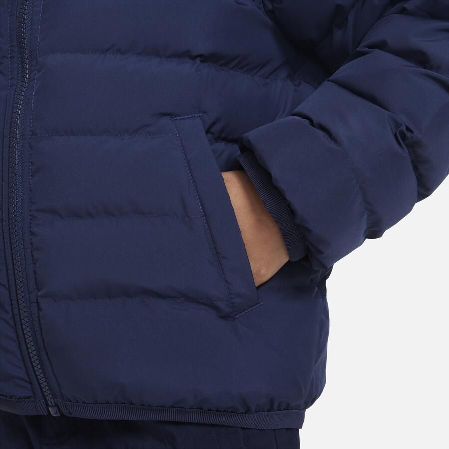 Nike Sportswear Lightweight Synthetic Fill ruimvallend kinderjack met capuchon Blauw