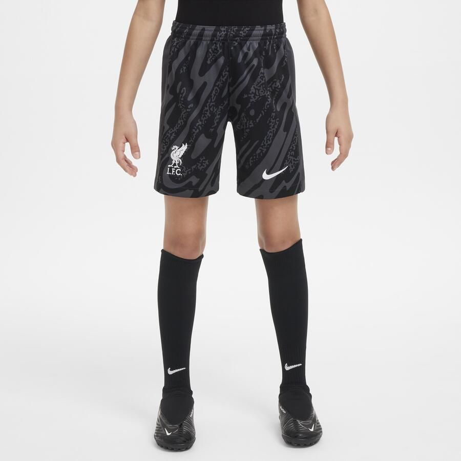 Nike Liverpool FC 2024 25 Stadium Goalkeeper replicavoetbalshorts met Dri-FIT voor kids Grijs - Foto 3