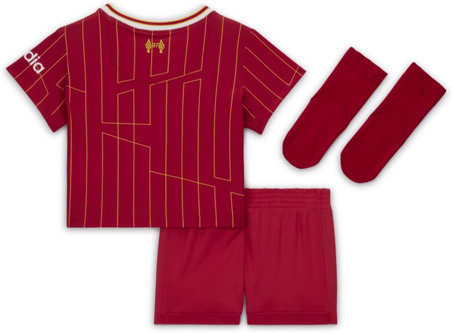 Nike Liverpool FC 2024 25 Stadium Thuis driedelig replica-voetbaltenue voor baby's peuters Rood - Foto 2
