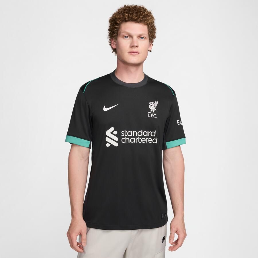 Nike Liverpool FC 2024 25 Stadium Uit Dri-FIT replicavoetbalshirt voor heren Zwart - Foto 3